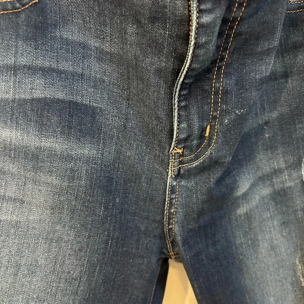 Free People‎ Frayed Skinny Jeans Distressed Womens 29 Great Heights Fringe Crop